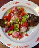 Ikan mujair sambal dabu - dabu