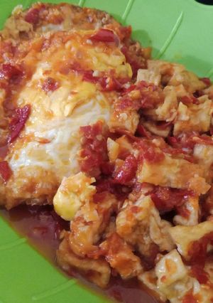 Foto resep Tahu telor ceplok balado👌👌