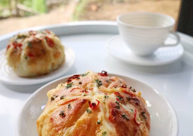 Resep Korean Garlic Bread | Cara Membuat Korean Garlic Bread Yang Enak Dan Lezat