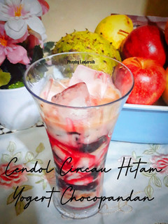 Foto resep Cendol Cincau Hitam Yogert Chocopandan