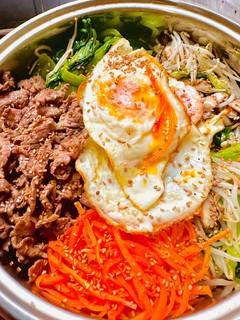 Hình của món Cơm trộn hàn quốc.