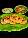 Medu Vada Chutney Sambar - Urad dal Vada - Uddin Vade