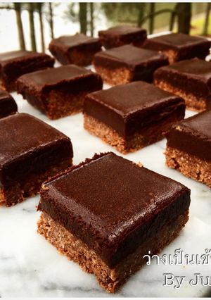 รูปของ ชอคโกแลต มะพร้าว สไลซ์ ง่ายๆ สไตส์จุ๋ม Chocolate coconut slice