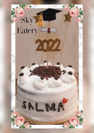 صورة لوصفة تورتة حفلة تخرج 🎓🎓