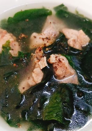 Hình của món Canh rong biển.