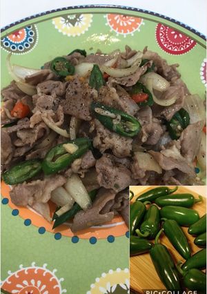รูปของ หมูผัดพริกจาราปิโน่(Jalapeño)