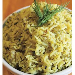 A picture of Saffron Rice.