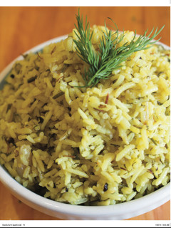 A picture of Saffron Rice.