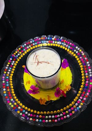 A picture of Pan flavor thandai.