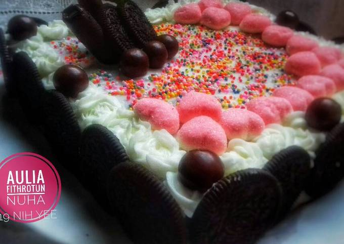 Brownies putih telur (oven)