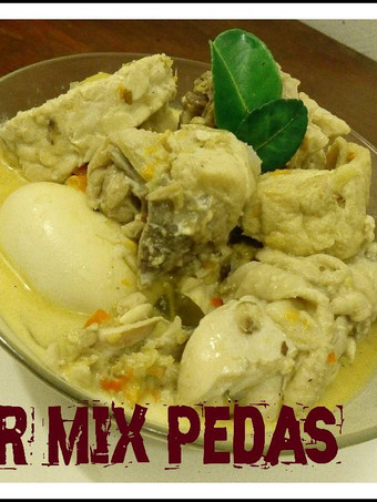 Resep Opor Mix Pedas Istimewa