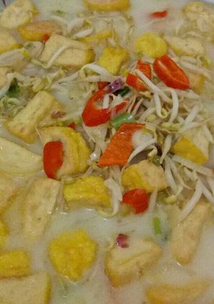 Foto resep Tauge Tahu Kuah Santan