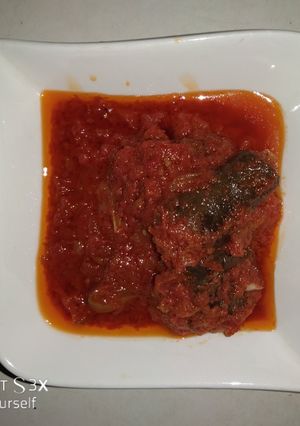 A picture of Marinated goat stew.