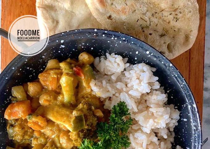 ?Curry vegano con garbanzos? Receta de Foodme_NoeliaCarrion- Cookpad