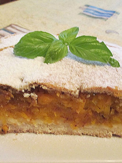 Una foto de Tarta de calabaza en su jugo al aroma de canela