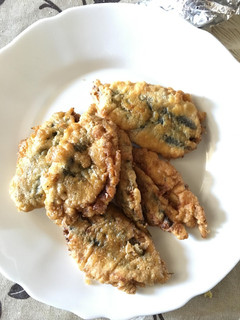Una foto de Boquerones albardados con relleno