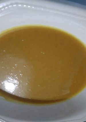 Una foto de Crema de calabaza