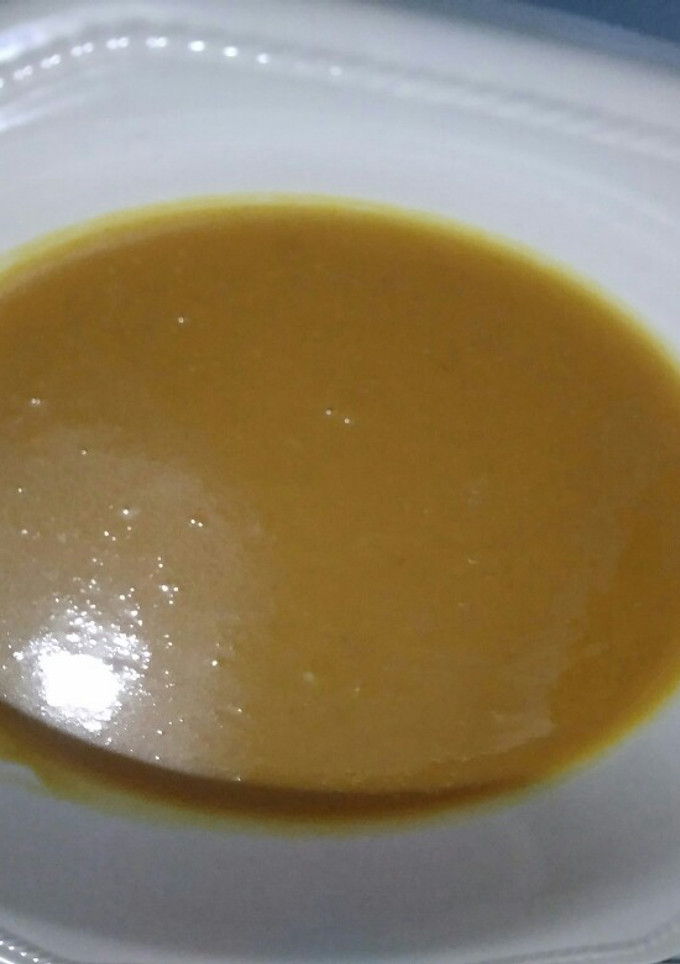 Una foto de Crema de calabaza