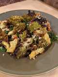 Spiced romanesco + chickpea salad