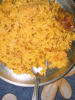 A picture of Kaire khichdi (green mango).