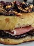 PAN LIBANÉS con Berenjena y frutos secos relleno de Fiambres...!