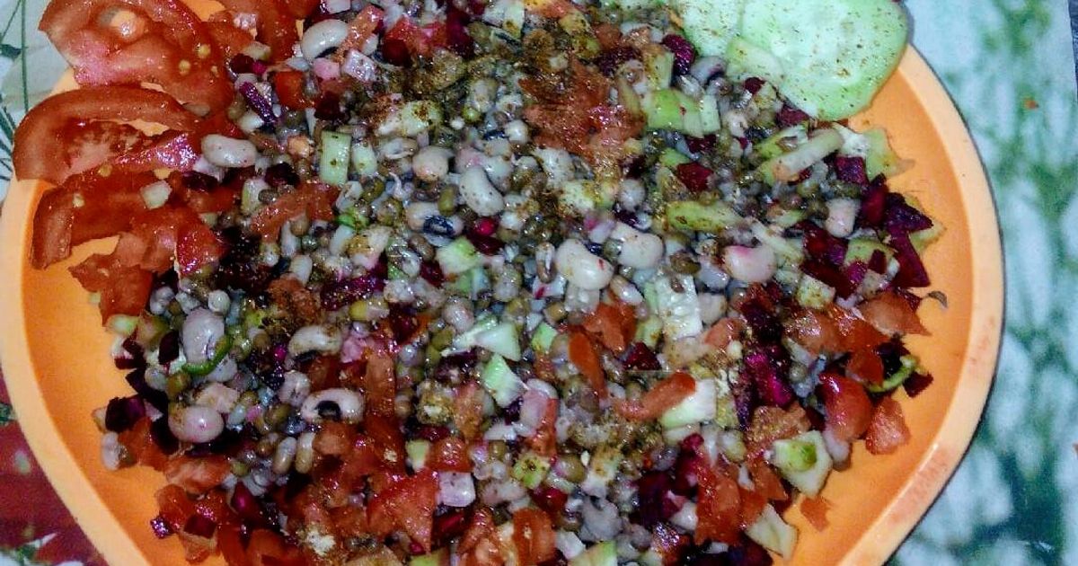 Three Beans Chat Recipe by Sonika Gupta - Cookpad