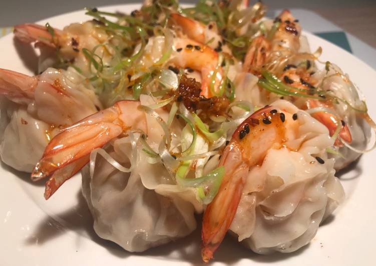 Pork & Prawn Prosperity Dumpling - Chinese New Year Dish - Chilli Oil Pork & Prawn Prosperity Dumpling - Chinese New Year Dish - Chilli Oil