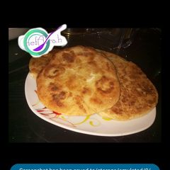 A picture of Homemade fried bread in egg.