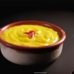 Garlic and Saffron Mayonnaise A picture of Garlic and Saffron Mayonnaise.