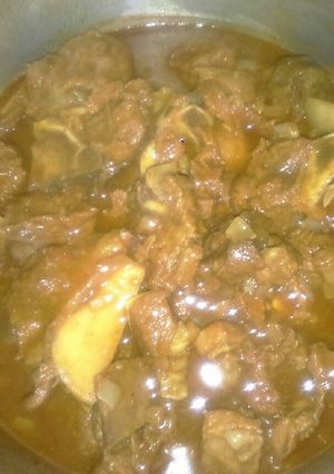 A picture of Stewy beef meat.