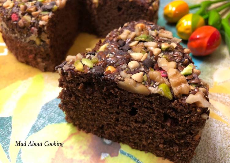 Simple Way to Make Speedy Vegan Beetroot Choco Nuts Cake – Pressure Cooker Cake