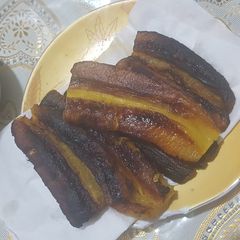 A picture of Sweet bananas,pan fried.