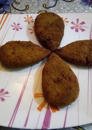 A picture of Veg cutlet.