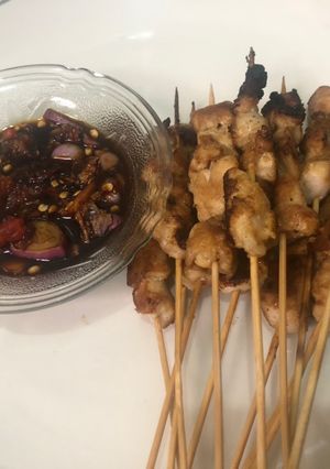 Foto resep Sate ayam bumbu sambel kecap😍
