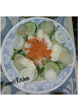 A picture of Veggies Serve With Mayonnaise.