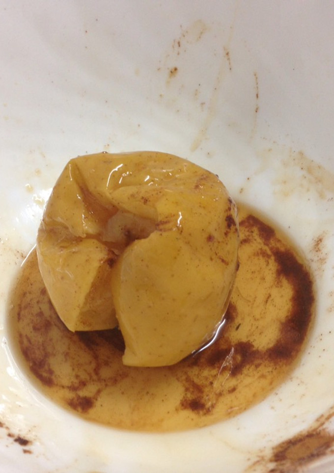 Una foto de Manzana al microondas
