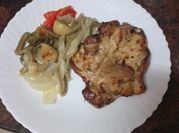 Una foto de airfryer cena saludable
