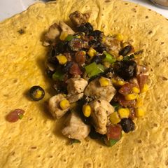 A picture of Jalapeño chicken cheddar wraps.