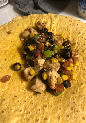 A picture of Jalapeño chicken cheddar wraps.