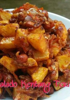 Foto resep Balado Kentang Teri Kacang