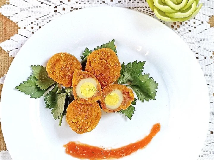 Cara Simple Menyiapkan Resep  Quail Scotch Eggs yang Enak Banget, Enak Banget