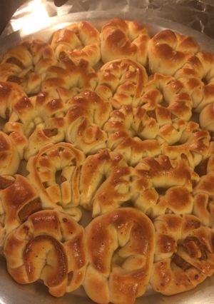 صورة لوصفة فطاير المحمرة