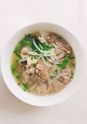 Hình của món Bún bò theo phong cách Âu - Mỹ (không béo) 🇺🇸.