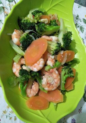 Foto resep Cah Udang BroTel😊😊