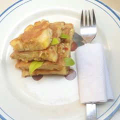 A picture of Irish potato omelette.