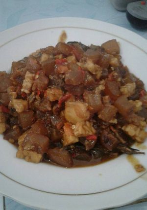 Foto resep Oseng Kikil Bumbu Lengkap