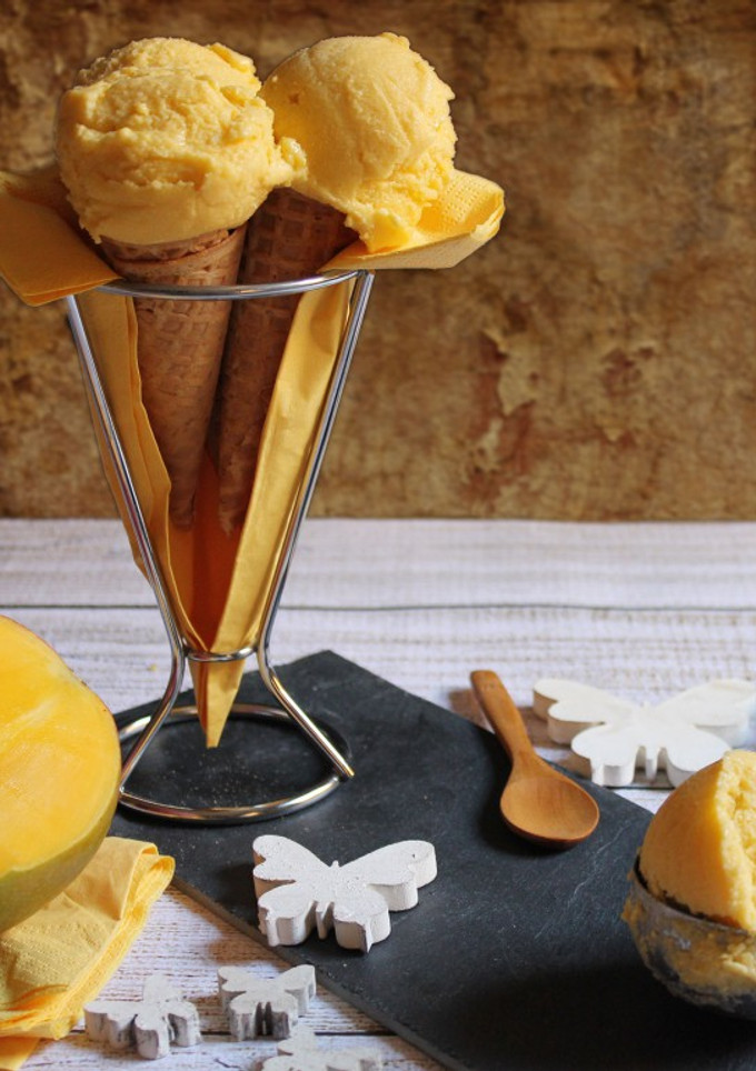 Una foto de Helado de Mango