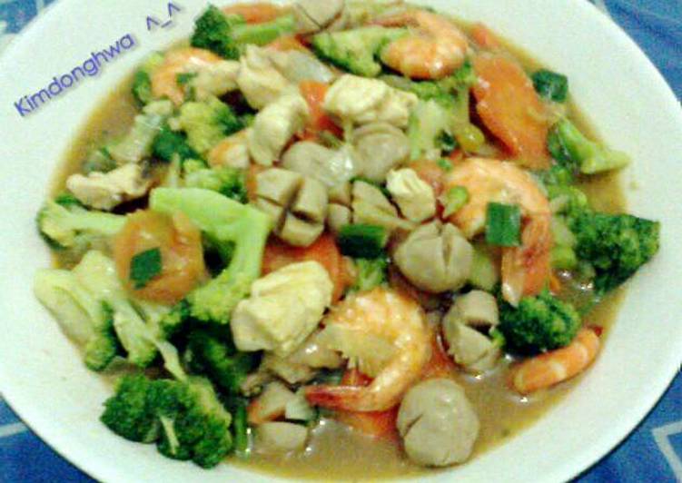 Proses Membuat Brokoli Saus Tiram Lezat