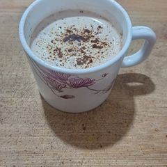 A picture of One cup cappuccino.