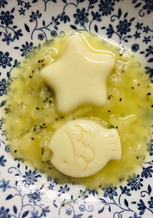Hình của món Đậu hũ non hạt sen sốt kiwi!.